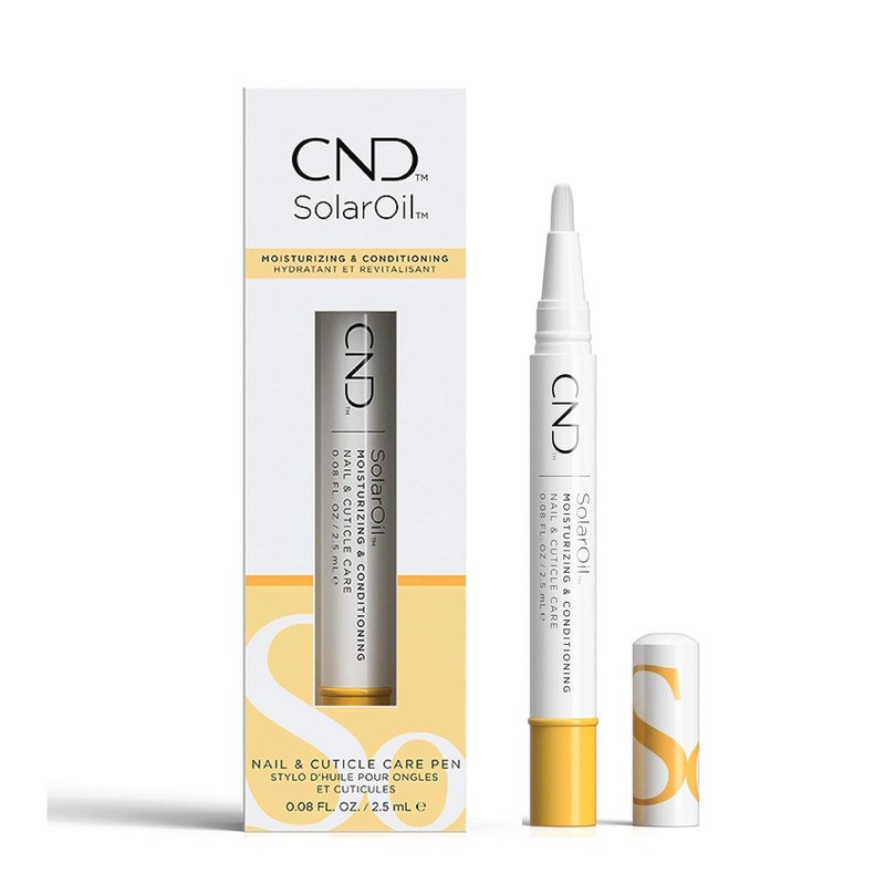 CND SolarOil Essential Care Pen, Moisturizes and Conditions Nails, Natural Blend Of Jojoba, Vitamin E, Rice Bran and Sweet Almond Oils, Pack Of 1, 0.08 oz. (Packaging may vary) - Image 1