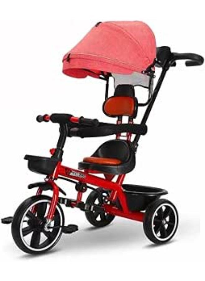 Generic - ET- Kid's 3-Wheel Ride-On Tricycle with Push Bar for 1-5-6 Years - Image 1