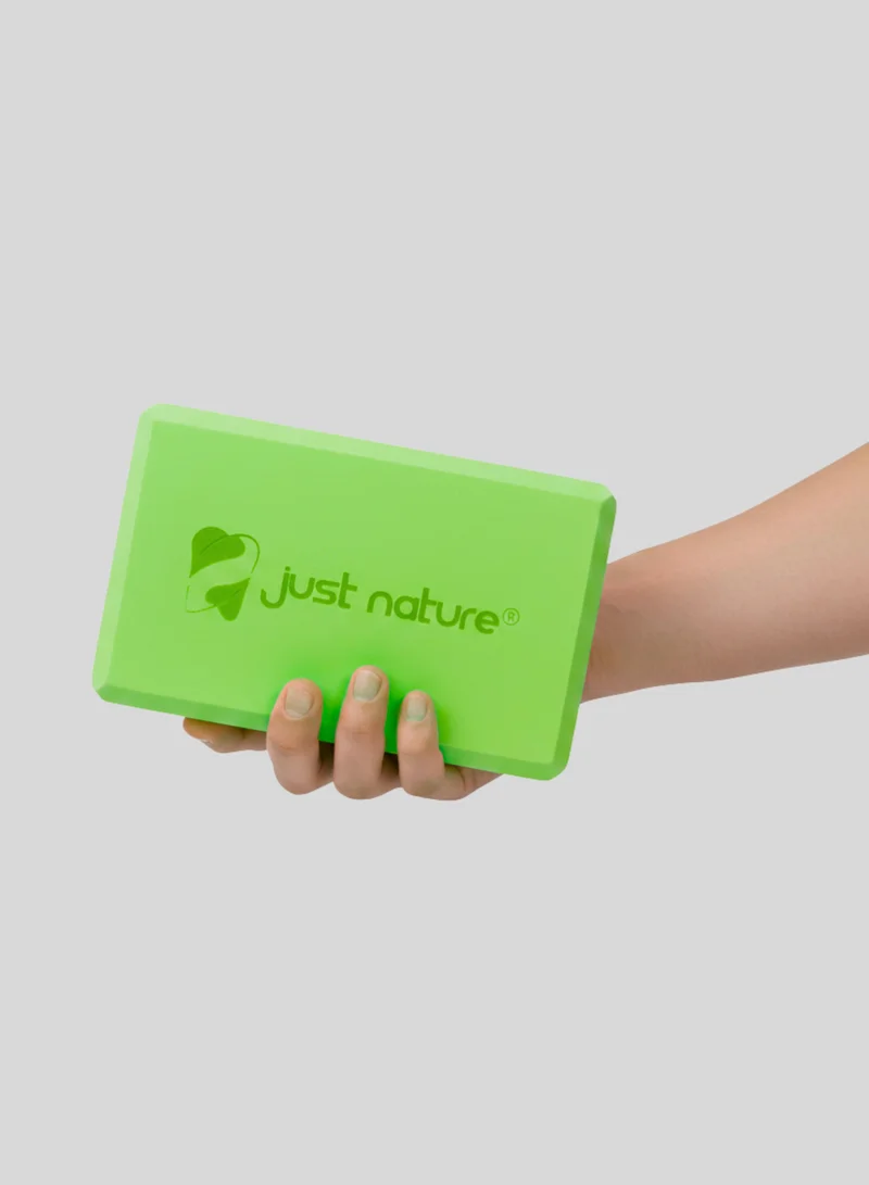 Just Nature Green Green Yoga Block  | Best Price UAE
