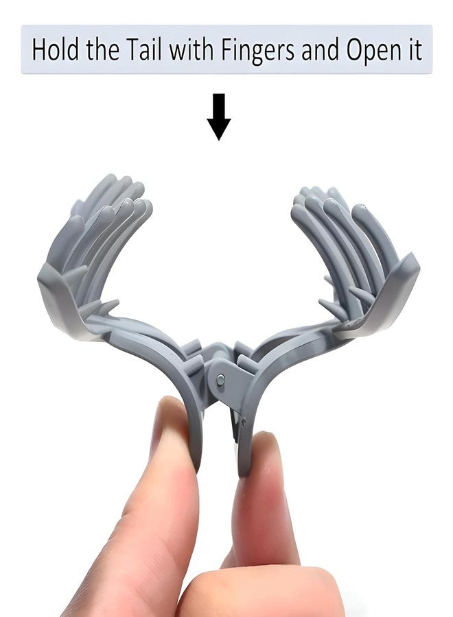 Elina 3 Pcs Large Hair Claw Clips for Thick Long Hair, Jumbo Matte Head Clutchers with Non-Slip Extra Strong Grip Ponytail Holder, Neutral Color Big Barrette for Women & Girls Accessories (T Shape Clutcher) 3 Pcs - Image 4