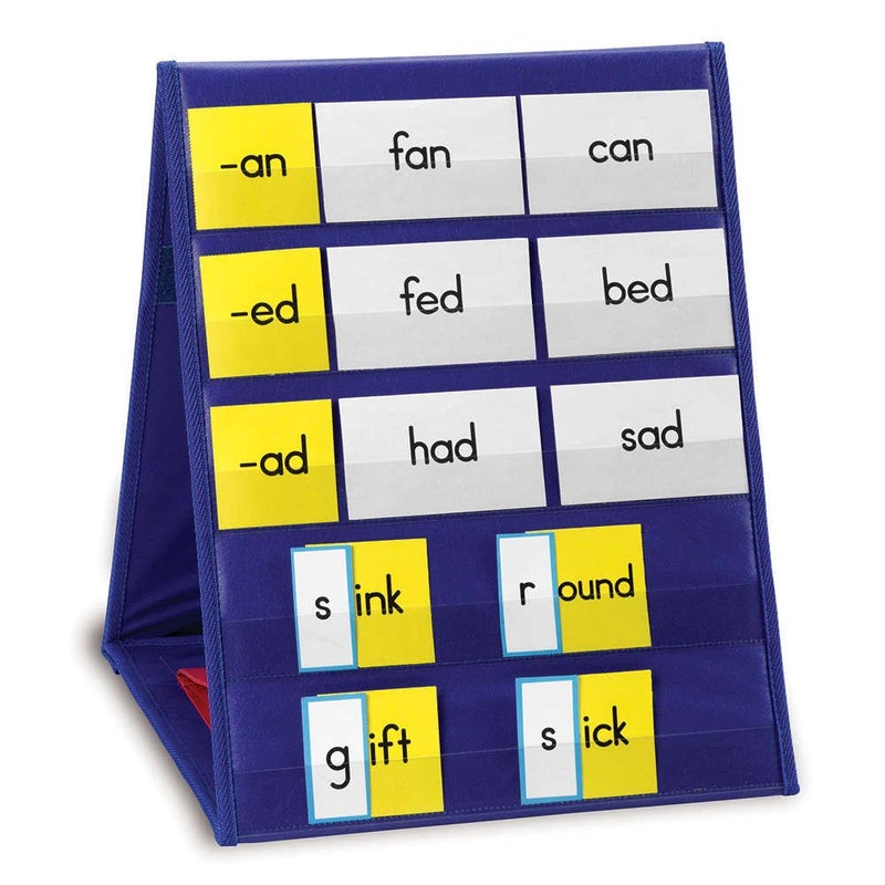 Learning Resources LER2523 Learning Resources Tabletop Pocket Chart Card Set, 80 Cards, Grades 1-3, Brown/a, 0.9 inches tall - Image 2
