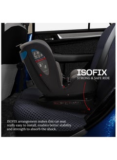 BAYBEE Convertible Car Seat for Baby 0 to 12 Years with 360° Rotatable, ISOFIX, 3 Position Recline, Headrest Adjustable ECE R44/04 Safety Certified Baby Car Seat for Toddlers Kids Boys Girls Grey  - Image 4