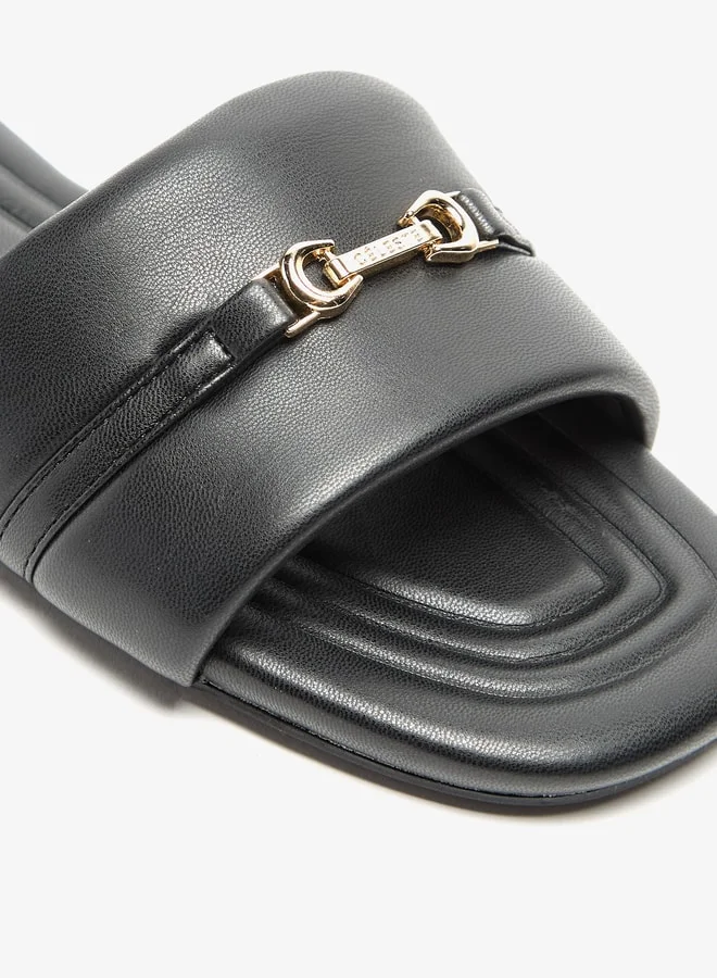 سيليست Women's Slip-On Sandals with Metal Accent