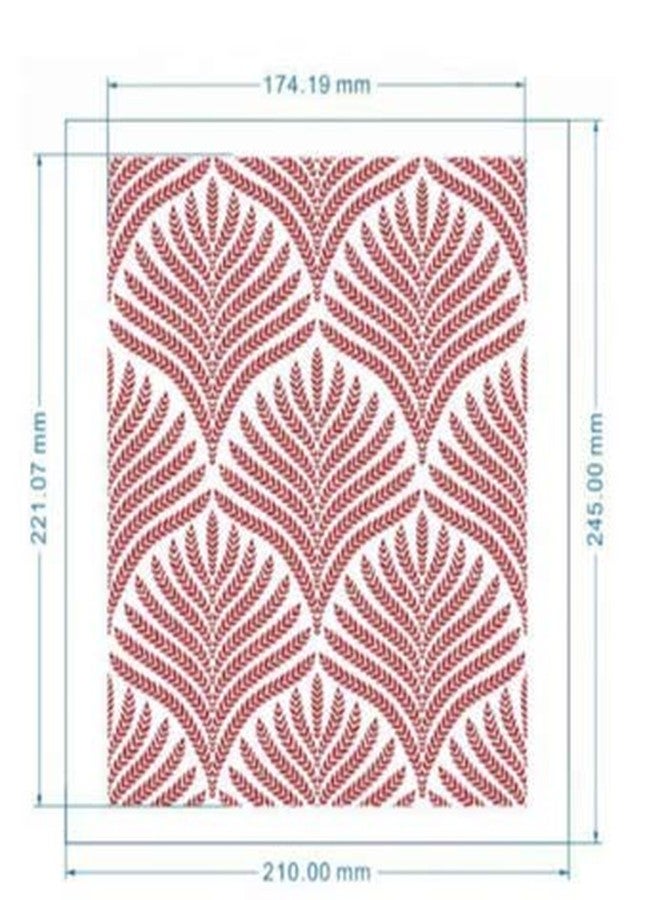 MJEMS Cake Flower Mold,Transparent Cake Fondant Impression Mat, Cake Fondant Baking Decoration Tools,Square Diamond Grid Border Vine Lace Texture Embossed Mat for Cake Decorating,210 X 245 cm - Image 3