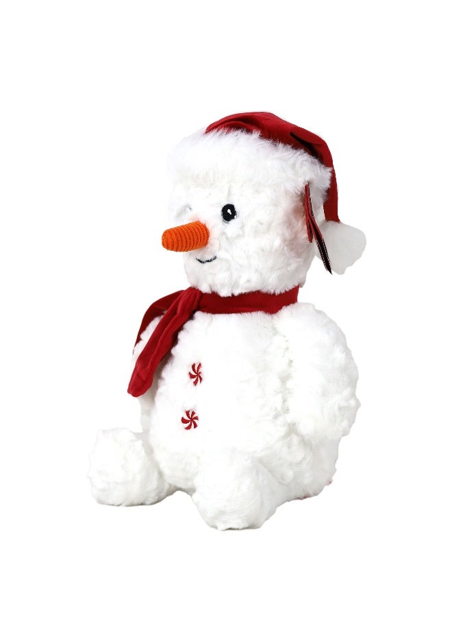 Keel Toys Keeleco Christmas-Themed Collection Snowman Soft Toy 25cm | Collectable Plush Toy | Stuffed Toy | Gift for Kids and Adults - Image 3