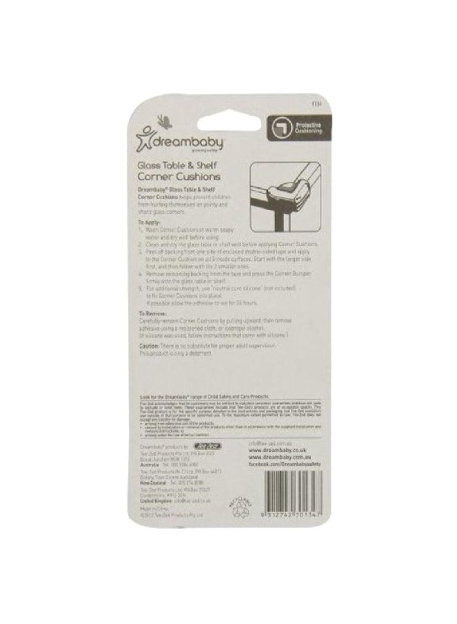 dreambaby Child Safety Glass Table and Shelf Corner Cushion Clear 1.8 x 19.2 x 9.4 cm F134 - Image 4