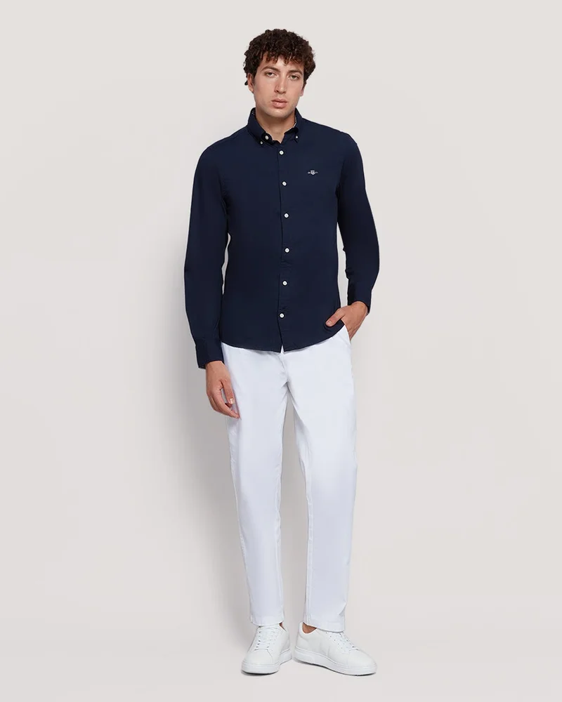 GANT  Gant Men’S Slim Fit Cotton Poplin Shirt for Men | Best Price UAE