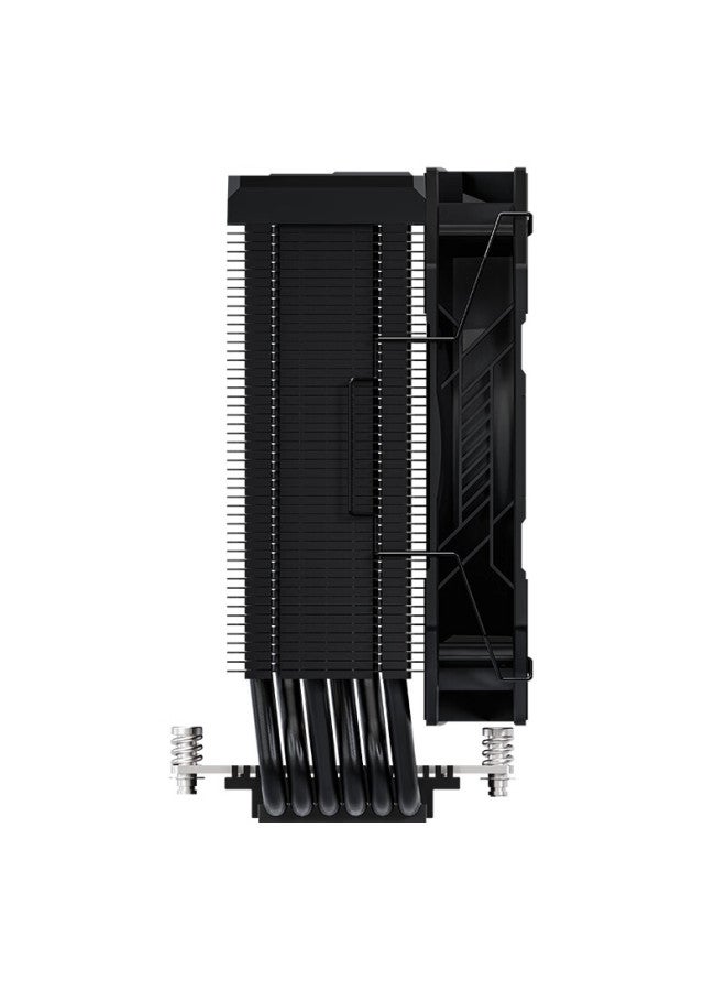 Valkyrie Cl140 Black Vk Cpu Air Cooler With 6 Heatpipes, Pure Copper Base, Supports Lga1700 Am5, Argb Lighting - Image 2