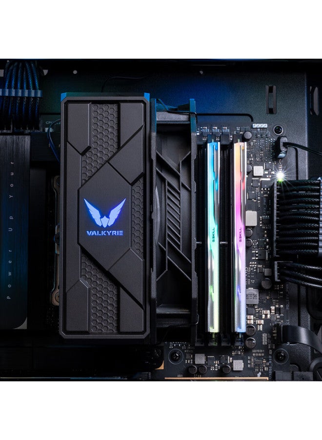 Valkyrie Cl140 Black Vk Cpu Air Cooler With 6 Heatpipes, Pure Copper Base, Supports Lga1700 Am5, Argb Lighting - Image 4
