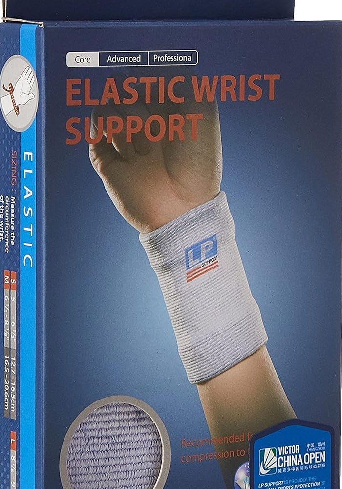 LP Support 969 Elastic Wrist Support, Small, Blue - Image 1
