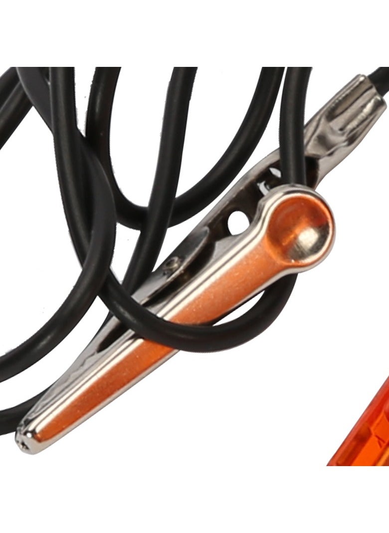 KSEIBI Circuit Tester, 14cm, Heavy Duty Automotive Circuit Tester with Chrome Vanadium, Orange, Premium LED Bulb Tester, Electrical Test Pen, Professional Auto Voltage Continuity Tester, Sedan, SUV, RV, Truck.  - Image 3