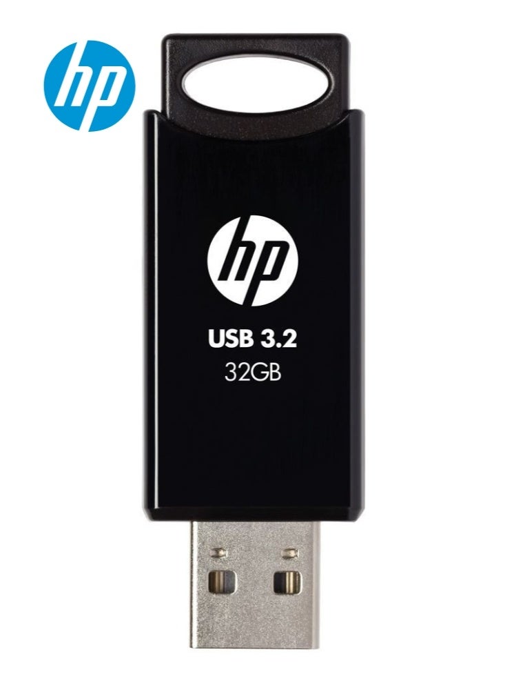 HP 712w USB 3.2 فلاش درايف | 32GB بن درايف - أسود (120 ميجابايت/ثانية) | HPFD712B-32 - Image 4