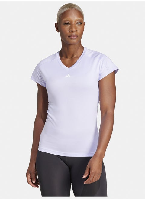 AEROREADY Train Essentials Minimal Branding V-Neck T-Shirt