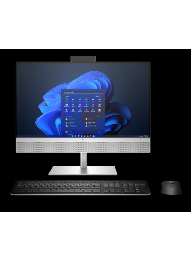 HP EliteOne 840 G9 All-in-One  23.8 Inch FHD Touch PC, Intel Core i7-14700 Processor/16GB RAM/512GB SSD/Windows 11 Pro Silver - Image 1