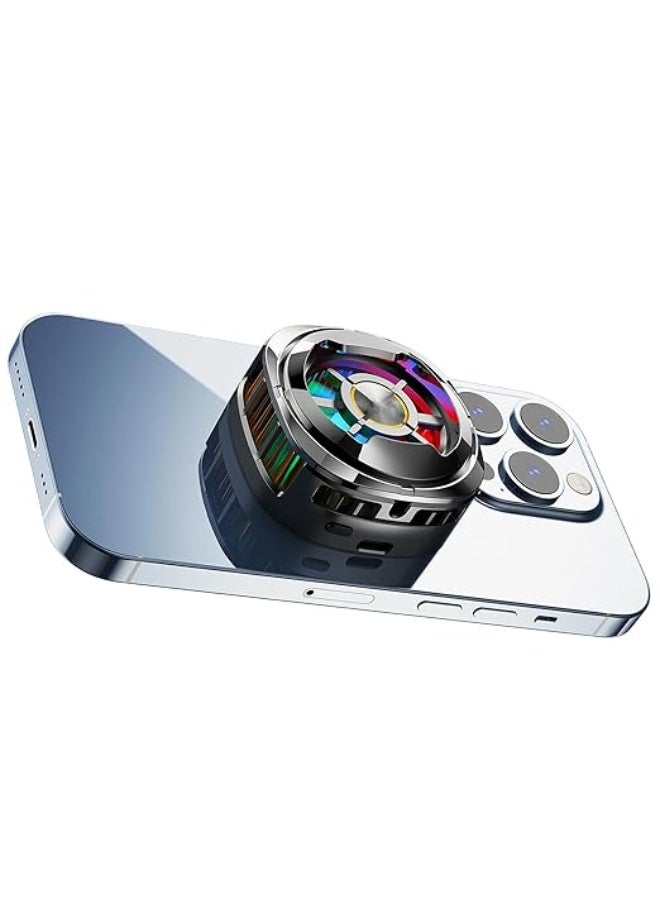 Mobile Phone Radiator Cooler with Dual Semiconductor Cooling – Magnetic Clip-On Design for Gaming & Live Streaming - Image 1