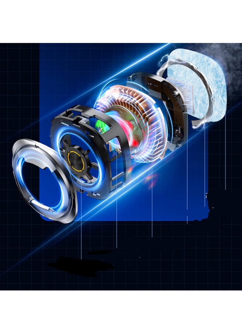 Mobile Phone Radiator Cooler with Dual Semiconductor Cooling – Magnetic Clip-On Design for Gaming & Live Streaming - Image 2