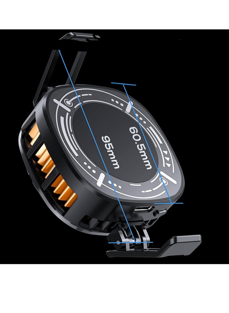 Mobile Phone Radiator Cooler with Dual Semiconductor Cooling – Magnetic Clip-On Design for Gaming & Live Streaming - Image 3