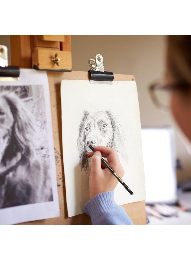 KALOUR Professional Charcoal Pencils Drawing Set 12 Pieces Soft Medium And Hard Charcoal Pencils For Drawing Sketching Shading Artist Pencils For Beginners & Artists - Image 5