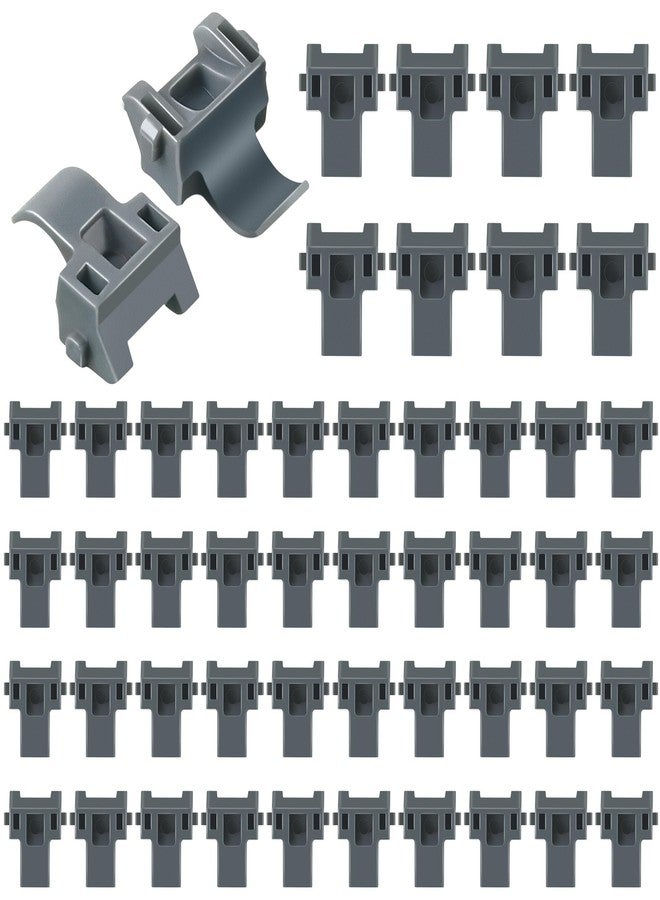 Dreyoo 50 Pcs Cabinet Restrictor Clips, 86 Degree Angle Restriction Hinges Clips, Compatible with Blum 38C315B3, Plastic Restraints for American Kitchen Cabinet Door - Image 1
