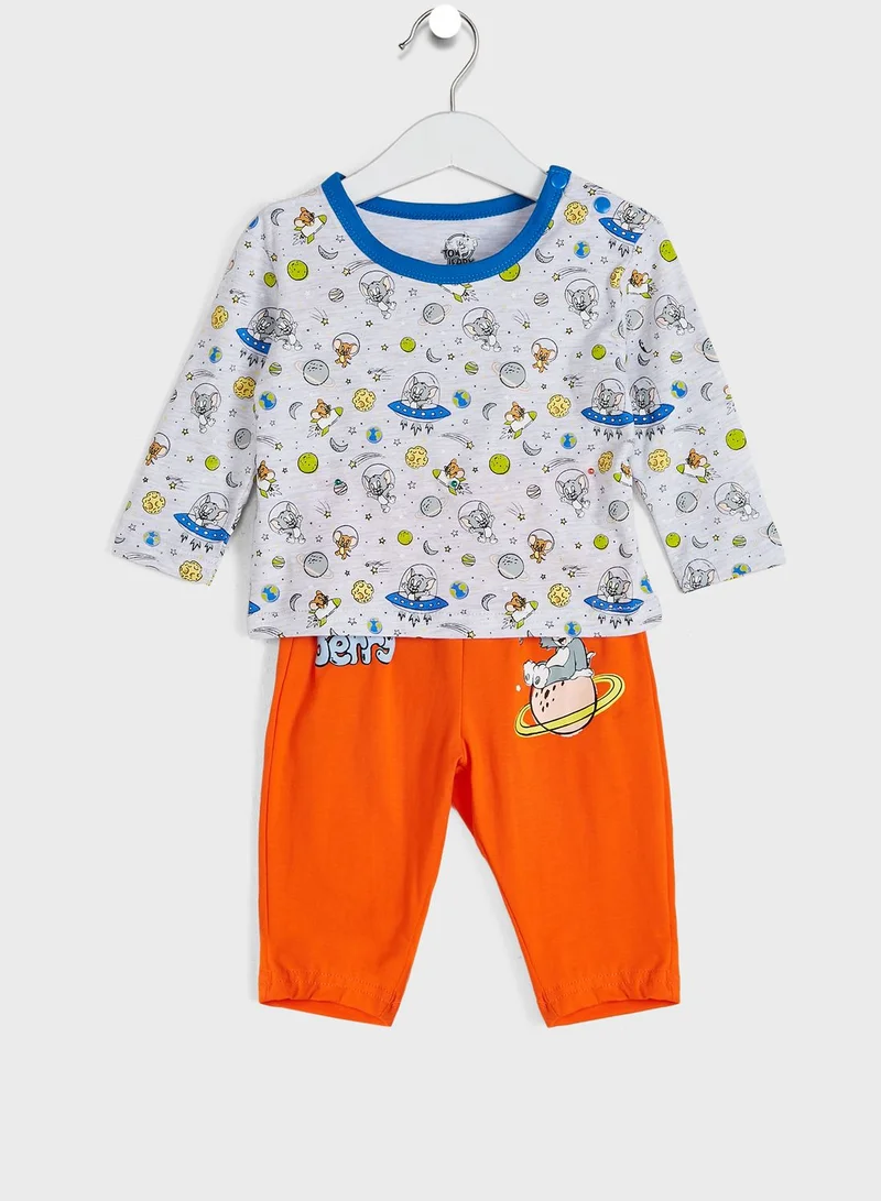 Warner Bros Infant Tom & Jerry Pyjama Set