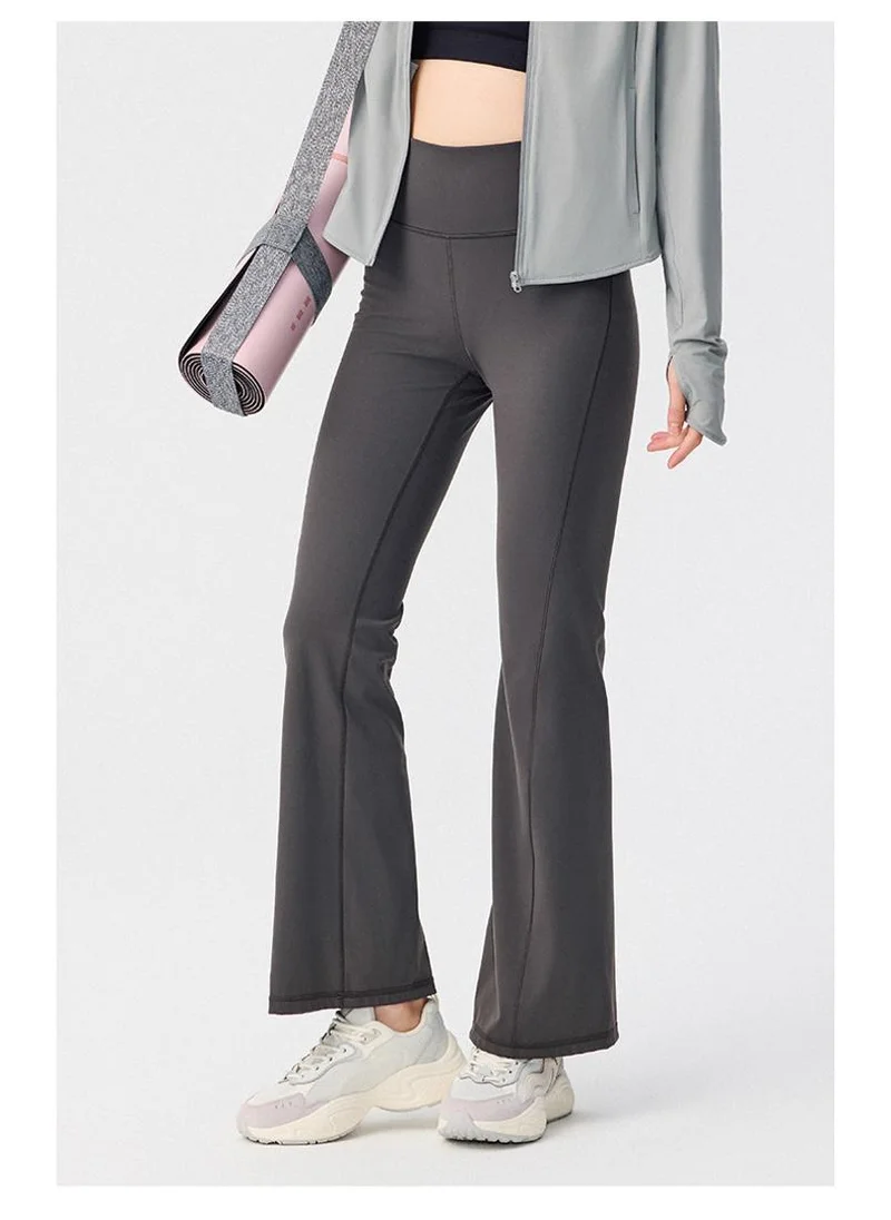 Anta Black CoolTouch Flare Leggings-Cross Training Tight Pants for Women | Best Price UAE