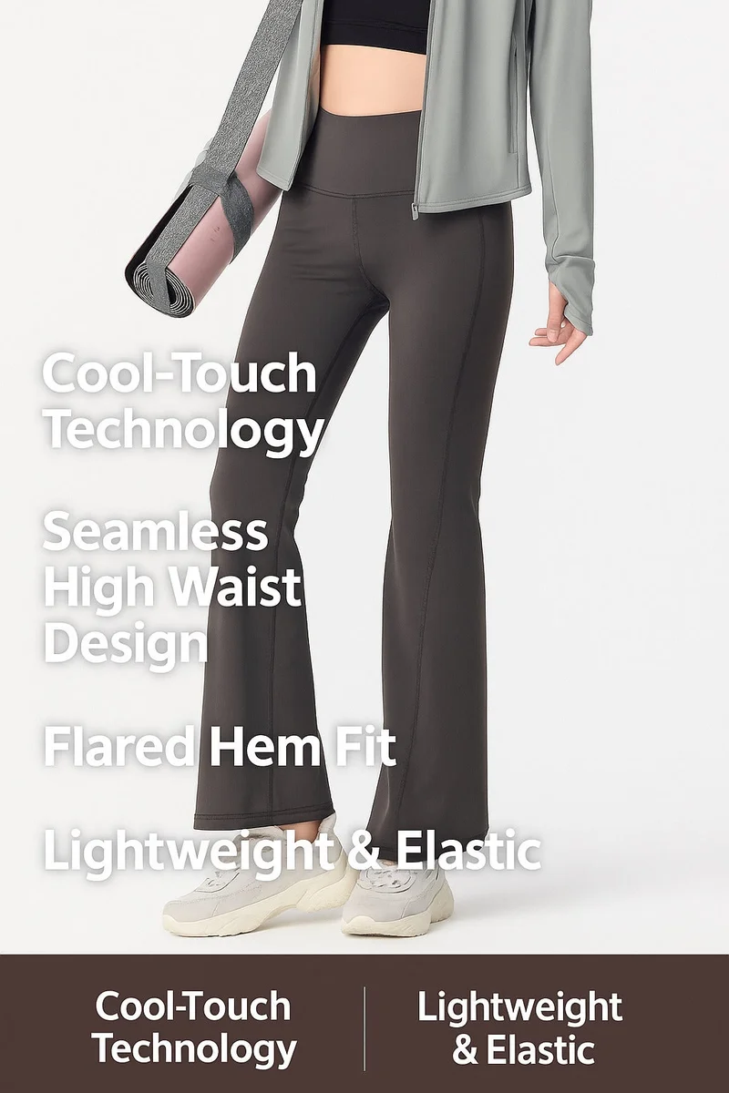 ANTA CoolTouch Flare Leggings-Cross Training Tight Pants