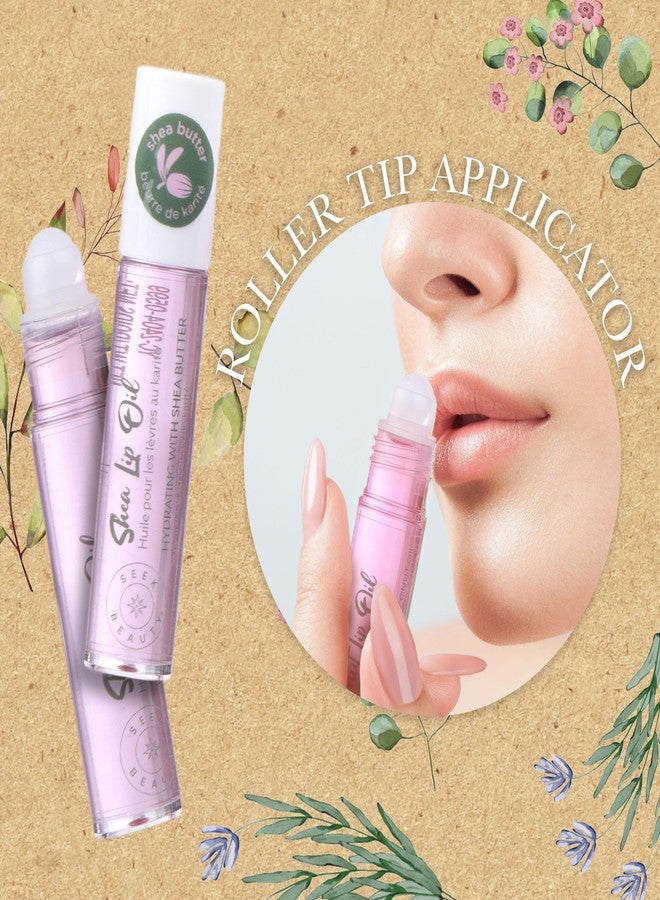 EXPRESSIONS 7pc Lip Oil - Natural High Shine Tinted LIp Oil with Essential Oils, Hydrating Roll On Lip Oils Infused w/Essential Oils - Rollerball Lip Oils, Vitamin Enriched Lip Oil Set - Image 4