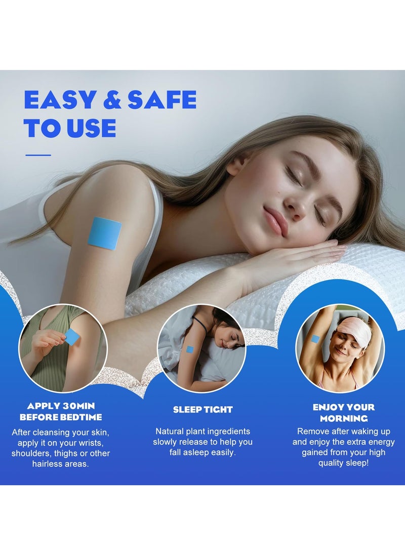 SYOSI - Sleep Patches for Adults, 60 Extra Strength Patches with Natural Plant Ingredients, Upgraded Skin-Friendly & Easy to Apply for Deep Relaxation, Ideal Sleep Aid for Men and Women - Image 1