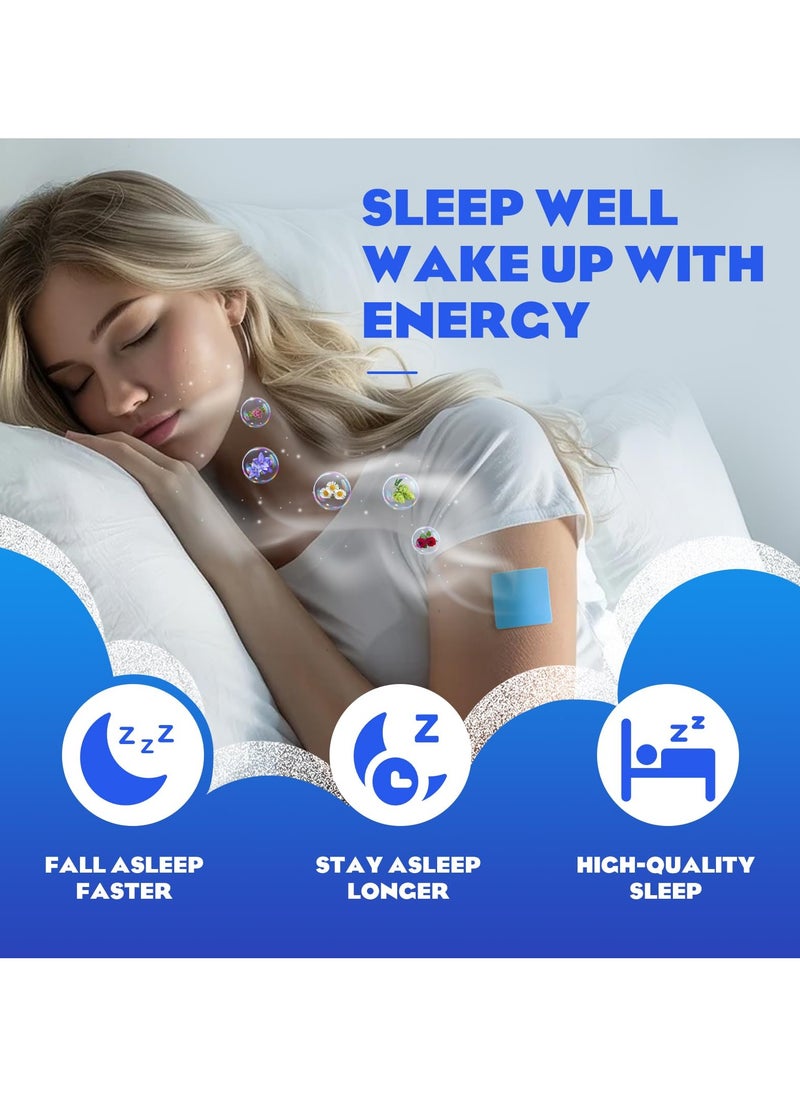 SYOSI - Sleep Patches for Adults, 60 Extra Strength Patches with Natural Plant Ingredients, Upgraded Skin-Friendly & Easy to Apply for Deep Relaxation, Ideal Sleep Aid for Men and Women - Image 1