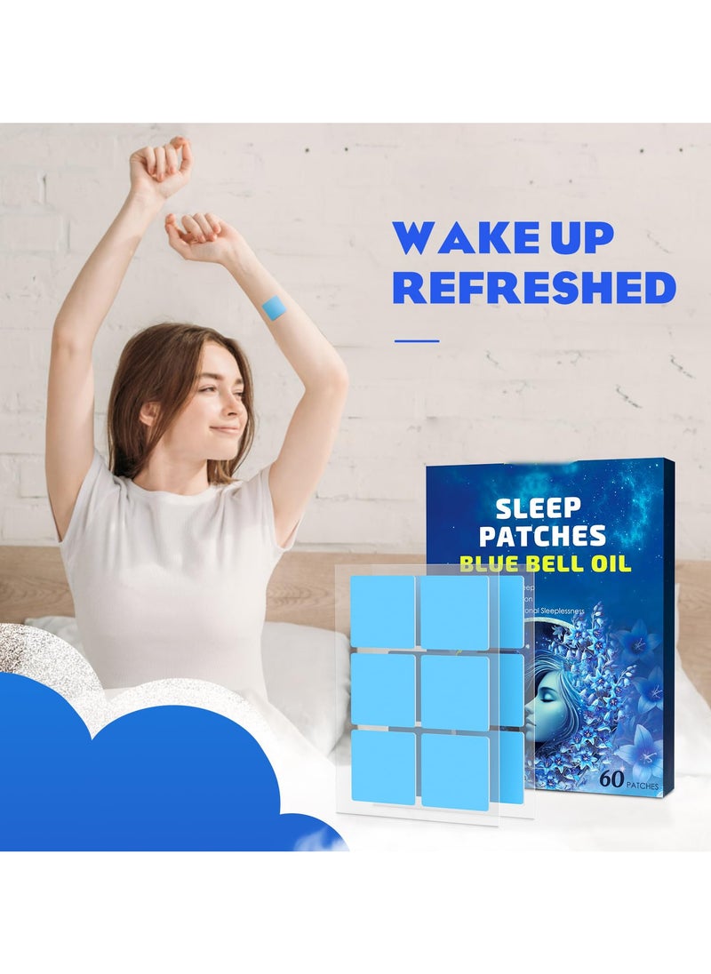 SYOSI - Sleep Patches for Adults, 60 Extra Strength Patches with Natural Plant Ingredients, Upgraded Skin-Friendly & Easy to Apply for Deep Relaxation, Ideal Sleep Aid for Men and Women - Image 1