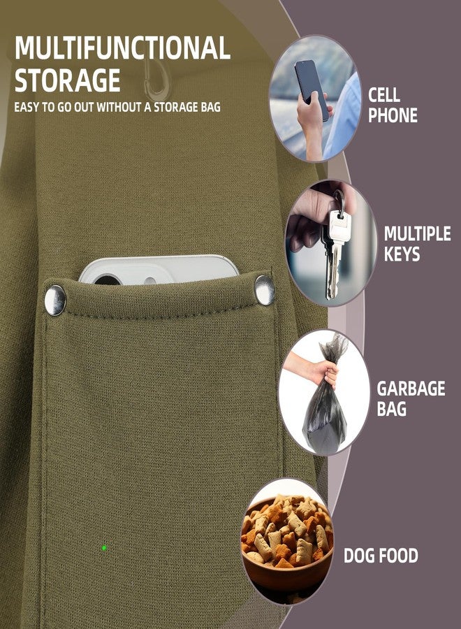 ARZQUT Dog and Cats Carrier Sling, Small Pet Carrier with Storage Pocket (Green) - Image 3