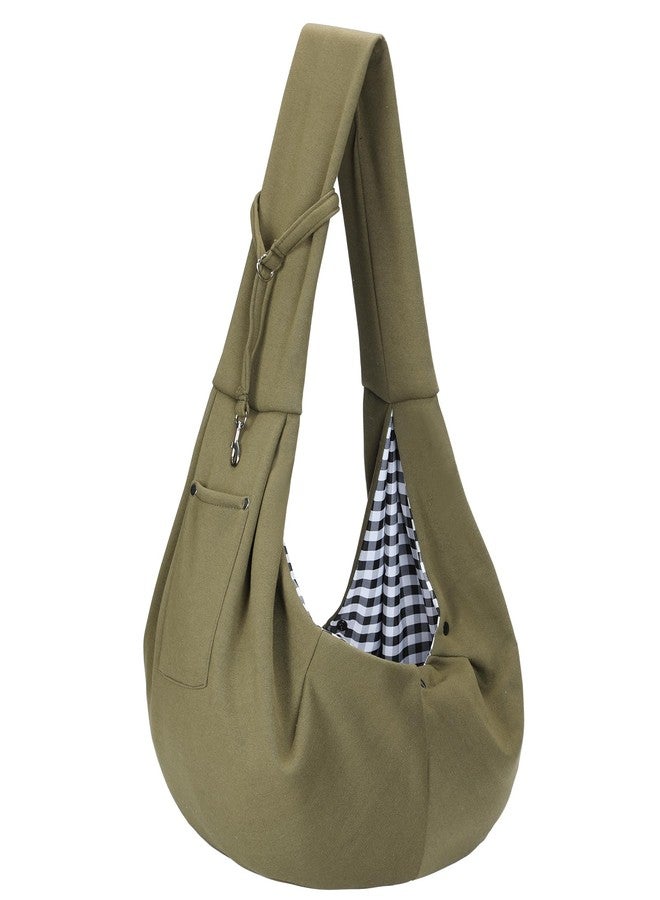 ARZQUT Dog and Cats Carrier Sling, Small Pet Carrier with Storage Pocket (Green) - Image 1