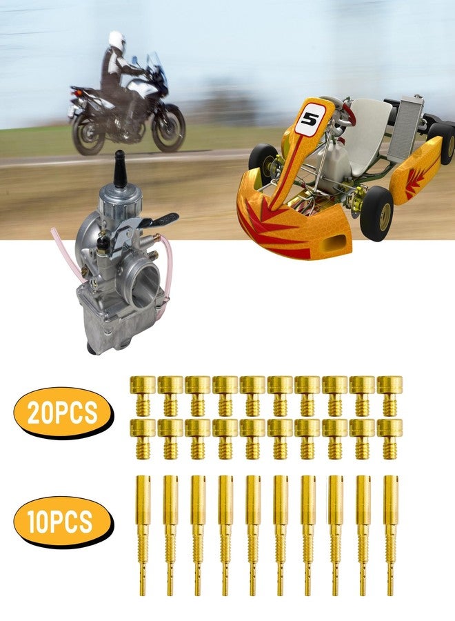 YGQ 30 Pcs for Mikuni Carburetor Main Jet and Pilot Slow Jet Kit Large Round N100.604 & VM28/486 - Image 4