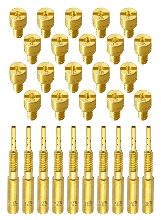 YGQ 30 Pcs for Mikuni Carburetor Main Jet and Pilot Slow Jet Kit Large Round N100.604 & VM28/486 - Image 1