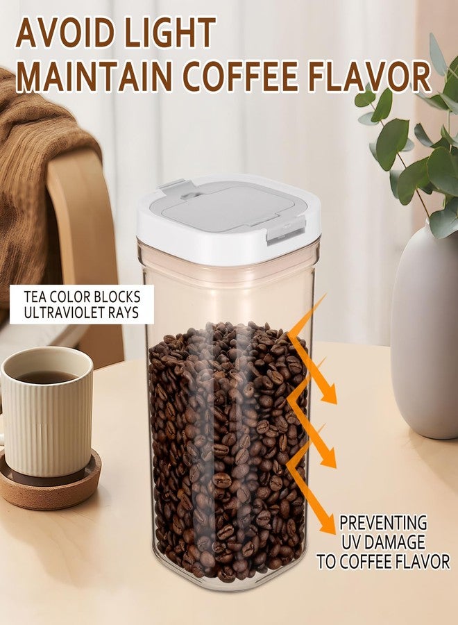 Wenceda 2 Pcs Airtight Coffee Canister, 20oz Large Coffee Storage Container with Scoop, Food Storage for Coffee, Tea, Beans, Sugar, Flour, Cereal and More - Image 4