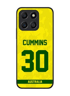 Stylizedd Rugged Black Edge Case for Honor X8b, Slim fit Case Flexible Anti Drop TPU Gel Thin Cover -  Team Australia Pat Cummins, Jersey No 30  - Image 1