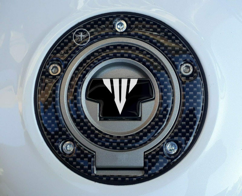 labelbike 3D Sticker Motorcycle Fuel Tank Cap Protection and Decoration in Resin Compatible with Yamaha MT03 MT07 MT09 - Image 2