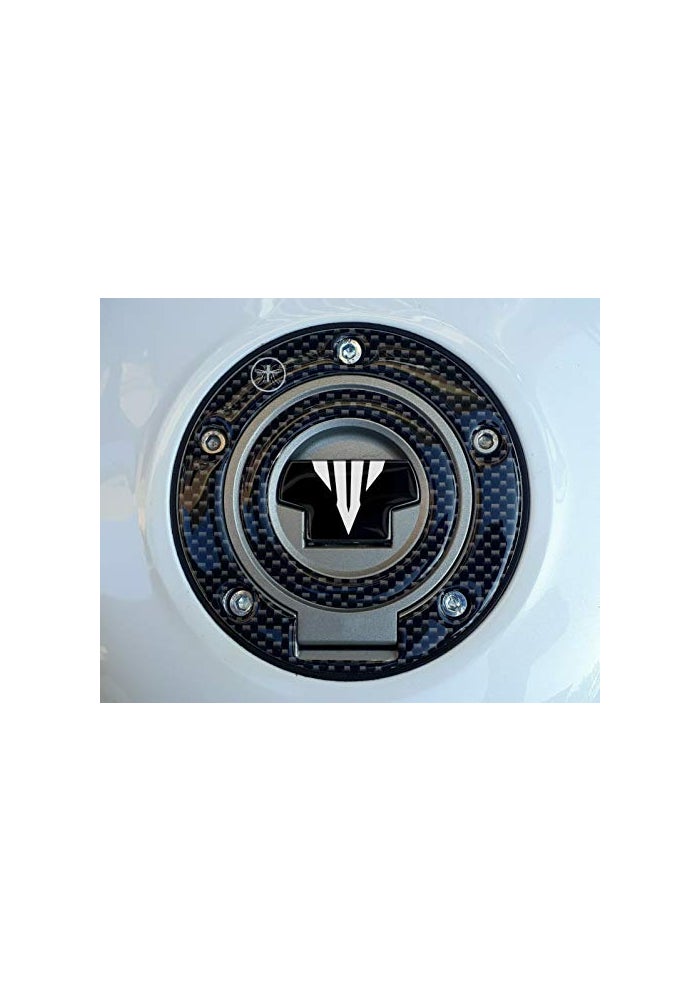 labelbike 3D Sticker Motorcycle Fuel Tank Cap Protection and Decoration in Resin Compatible with Yamaha MT03 MT07 MT09 - Image 1