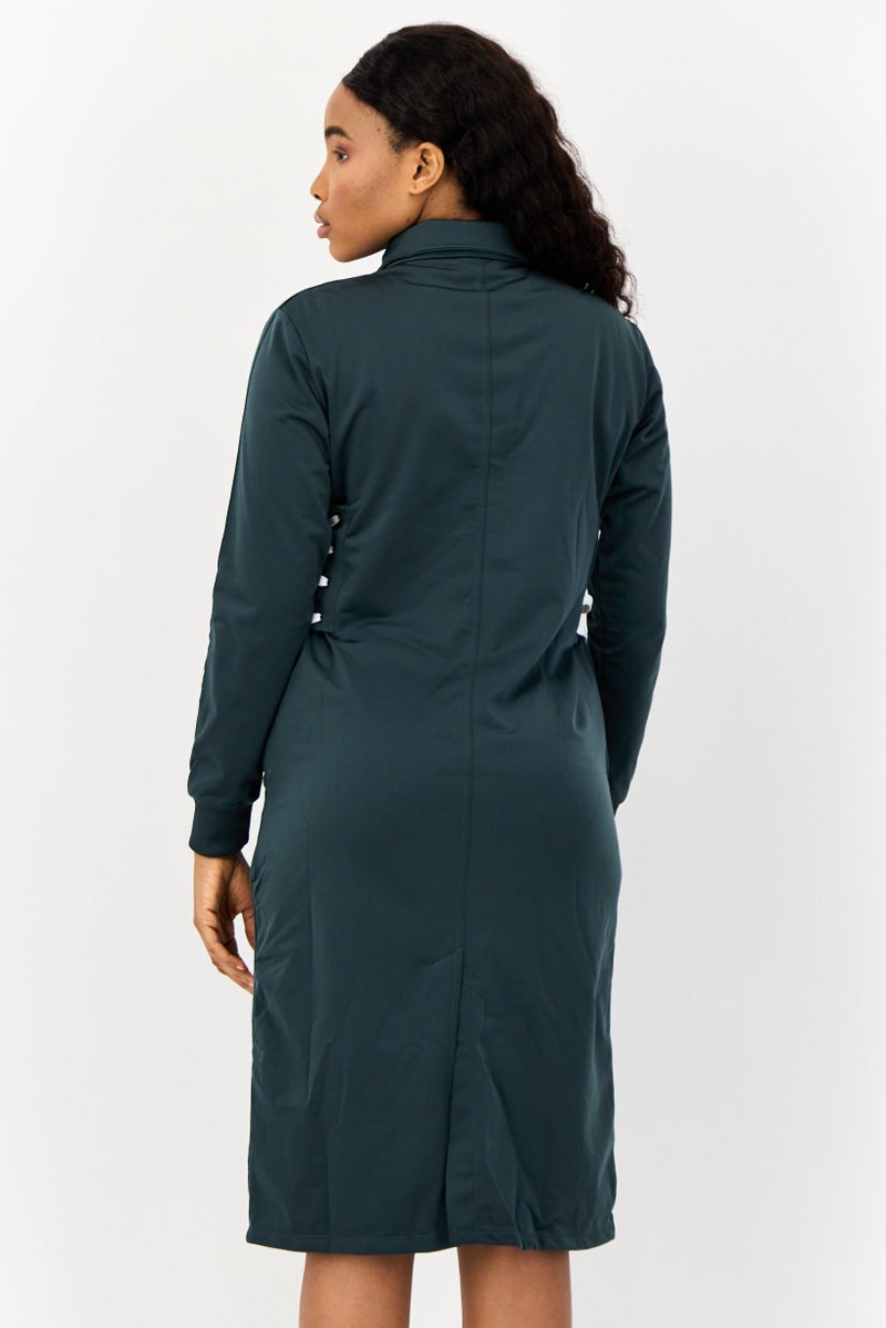 adidas Originals Women Sportswear Fit Outdoor Dress, Green  - Image 2
