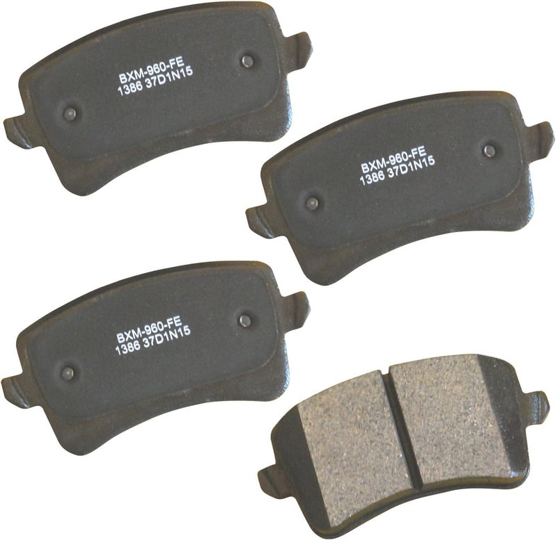 Bendix Premium SBM1386 Semi-Metallic Rear Brake Pads for Select Models Audi A4, A4 allroad, Quattro, A5, A5 Q5, S4, S5, SQ5 - Image 1
