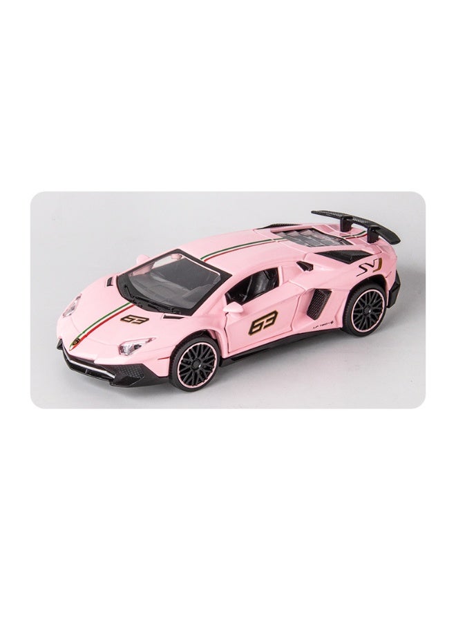 NIBEMINENT 1:32 Lamborghinis LP780 SVJ Diecasts Toy Vehicles Car Model Alloy Boys Toy Car Simulation Sound Light Collectibles Kids Toy Gift - Image 1
