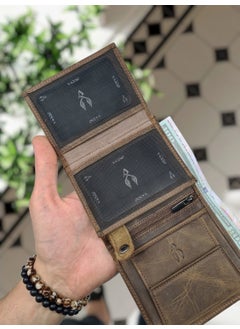 VISSO 111 Leather Personalized Wallet with Coin Pocket Leather Bag  - Image 3