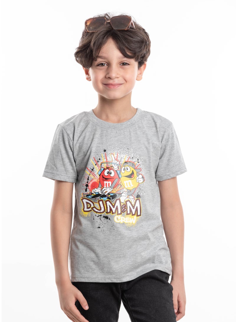 تي شيرت اولادي قطن ١٠٠٪؜ عمر (٤-٦-٨) سنوات. - Image 2