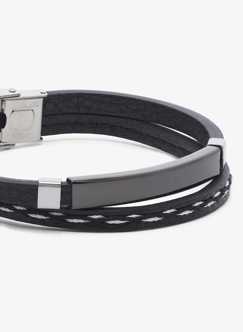 Seventy Five  Men's Cross Bracelet for Men | Best Price UAE