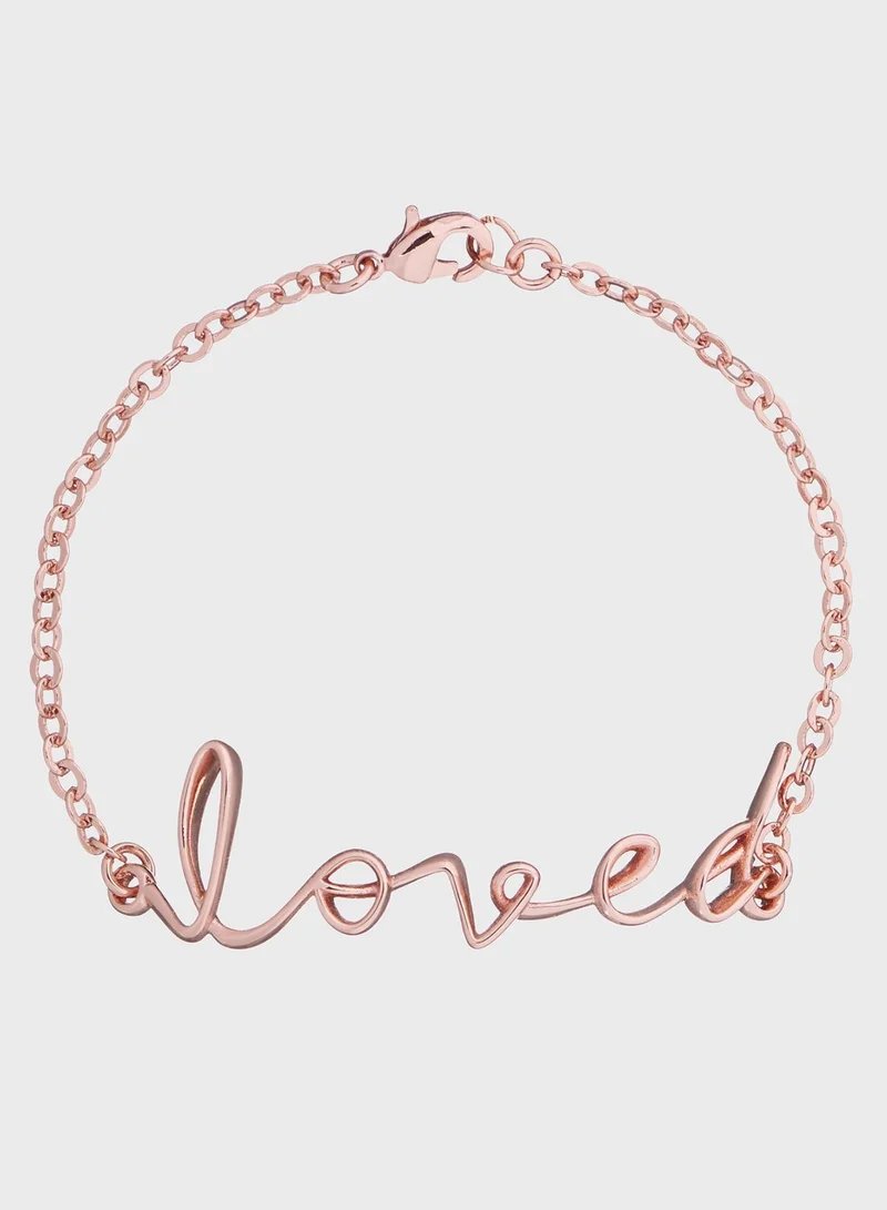 Ted Baker Lakia Loved Script Bracelet