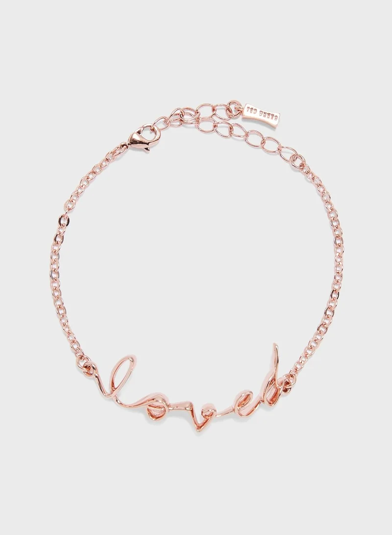 Ted Baker Lakia Loved Script Bracelet