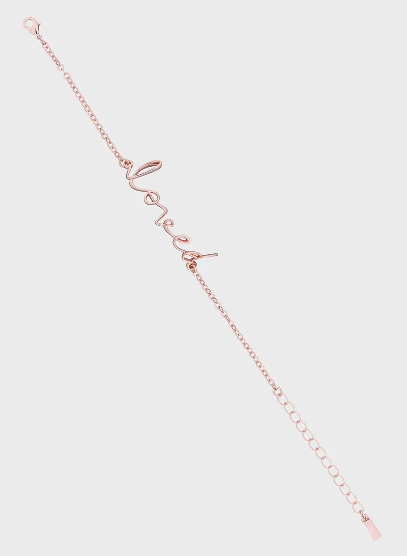 Ted Baker Lakia Loved Script Bracelet