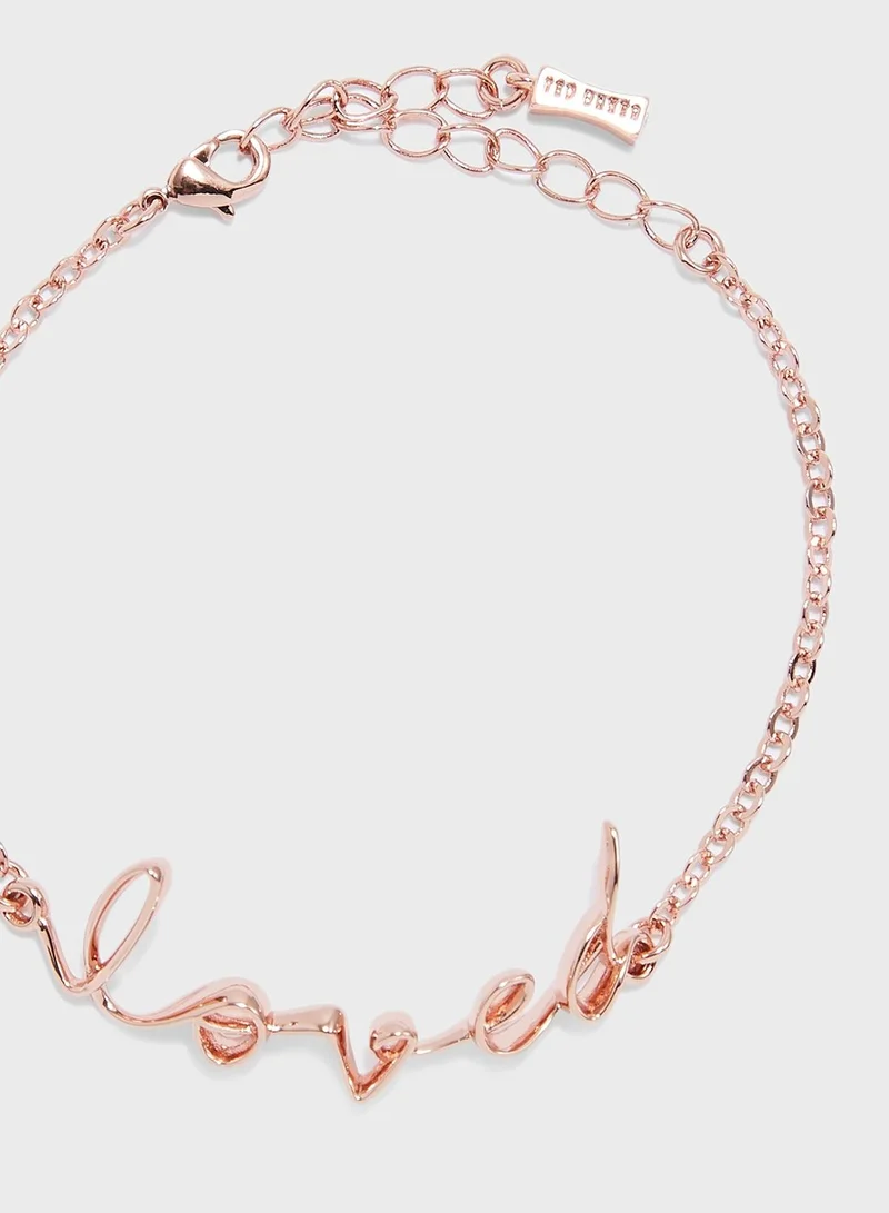 Ted Baker Lakia Loved Script Bracelet