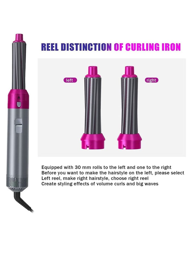 Styler 5 in 1 Hair Dryer Hot Air Brush Styler Negative ​Ion Hair Straightener Volumizer Hair Curler Hot Comb Brush - Image 4