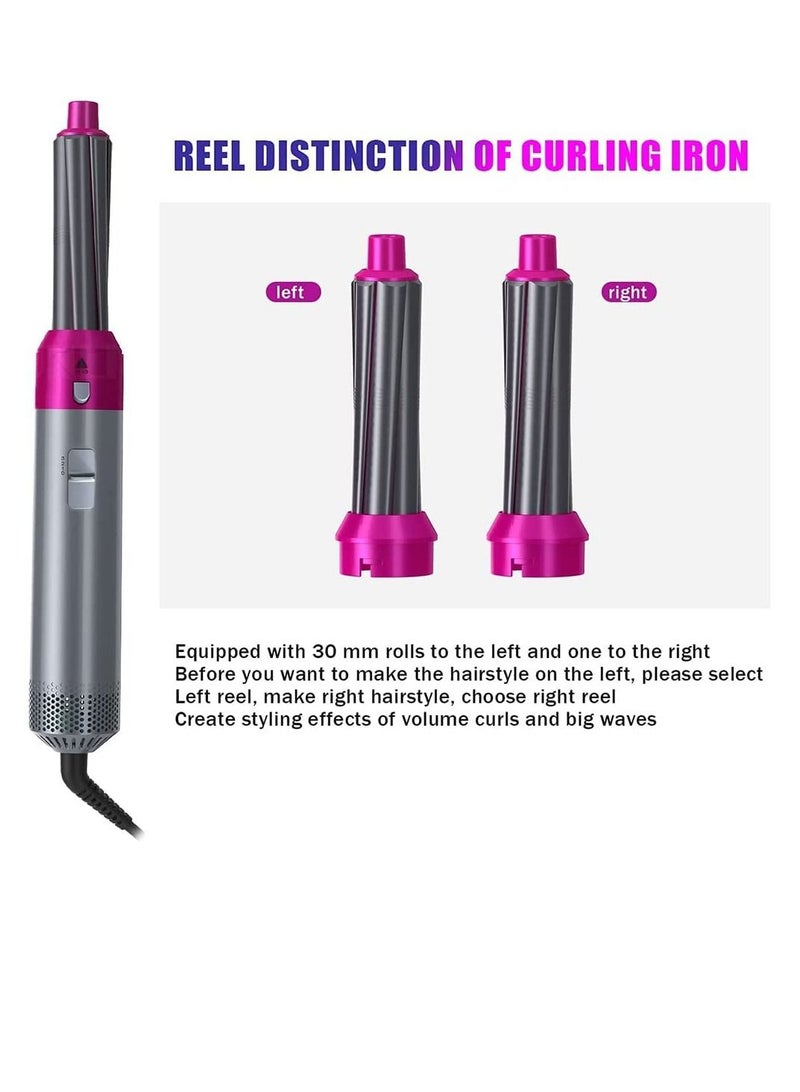 Styler 5 in 1 Hair Dryer Hot Air Brush Styler Negative ​Ion Hair Straightener Volumizer Hair Curler Hot Comb Brush - Image 3